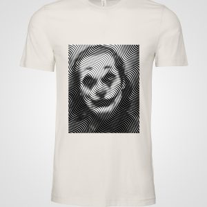 Iconic Joker Face Print White Tshirt